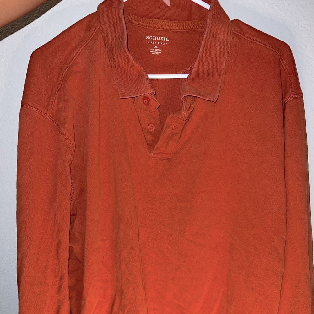 Sonoma Collared Neck Long Sleeve!